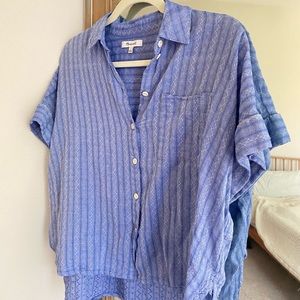 Madewell Daily Shirt in Textural Stripe